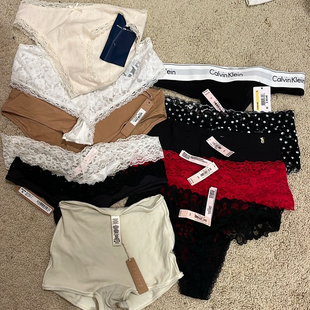 Lot of 11 pairs of NWT underwear